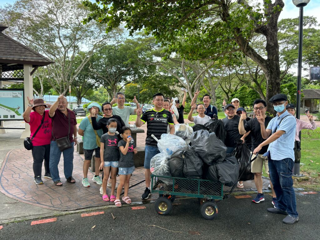 KS Chan, President and Managing Director at Team-Metal, enjoyed participating in the beach cleaning day.
